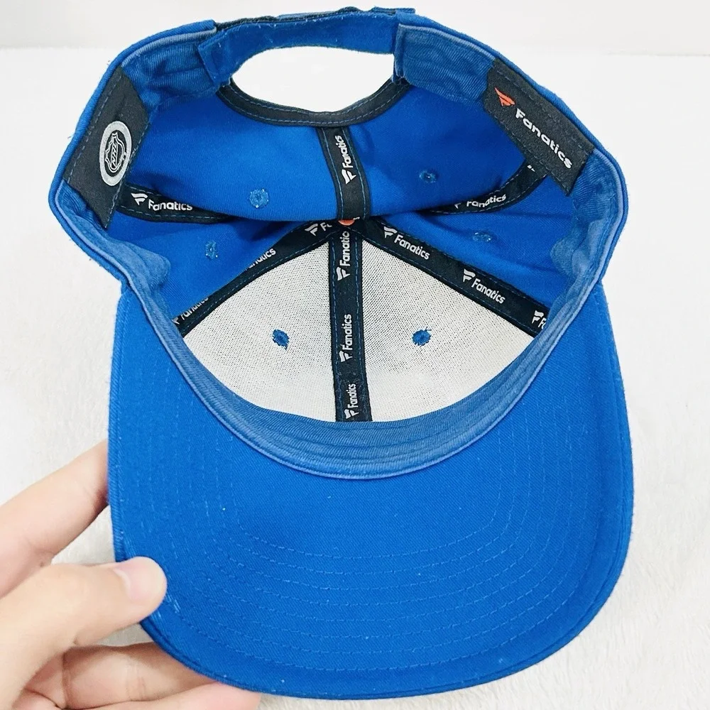 Fanatics New York Islanders Team Logo Hat Cap Adjustable‎ Strapback Blue NHL